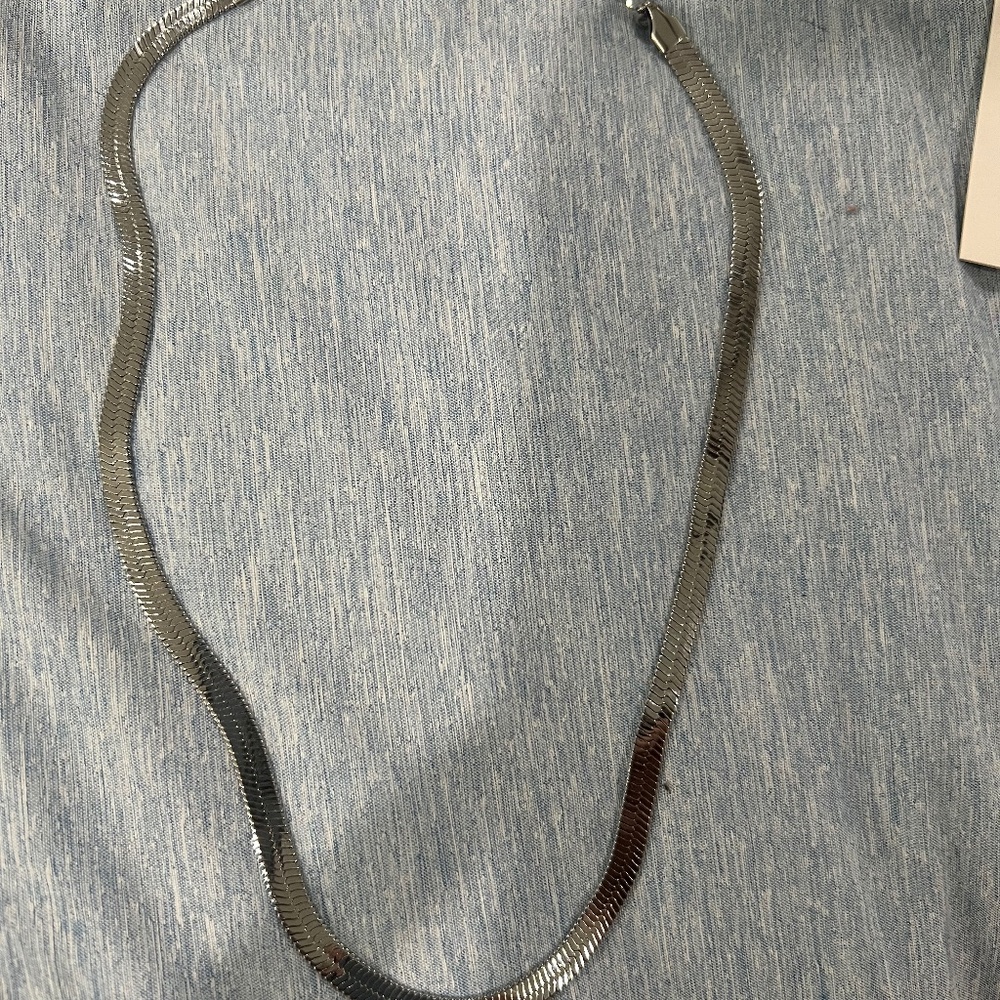 Silver necklace Jennifer zeuner Jewelry